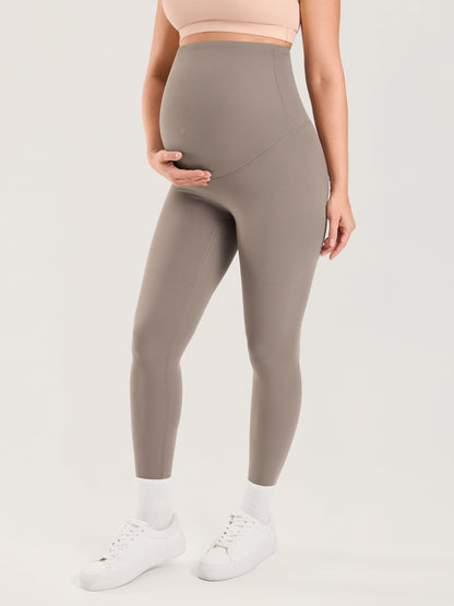 Zwangerschapslegging zonder voornaad – Natrelax® hoge taille, 64 cm – Khaki taupe