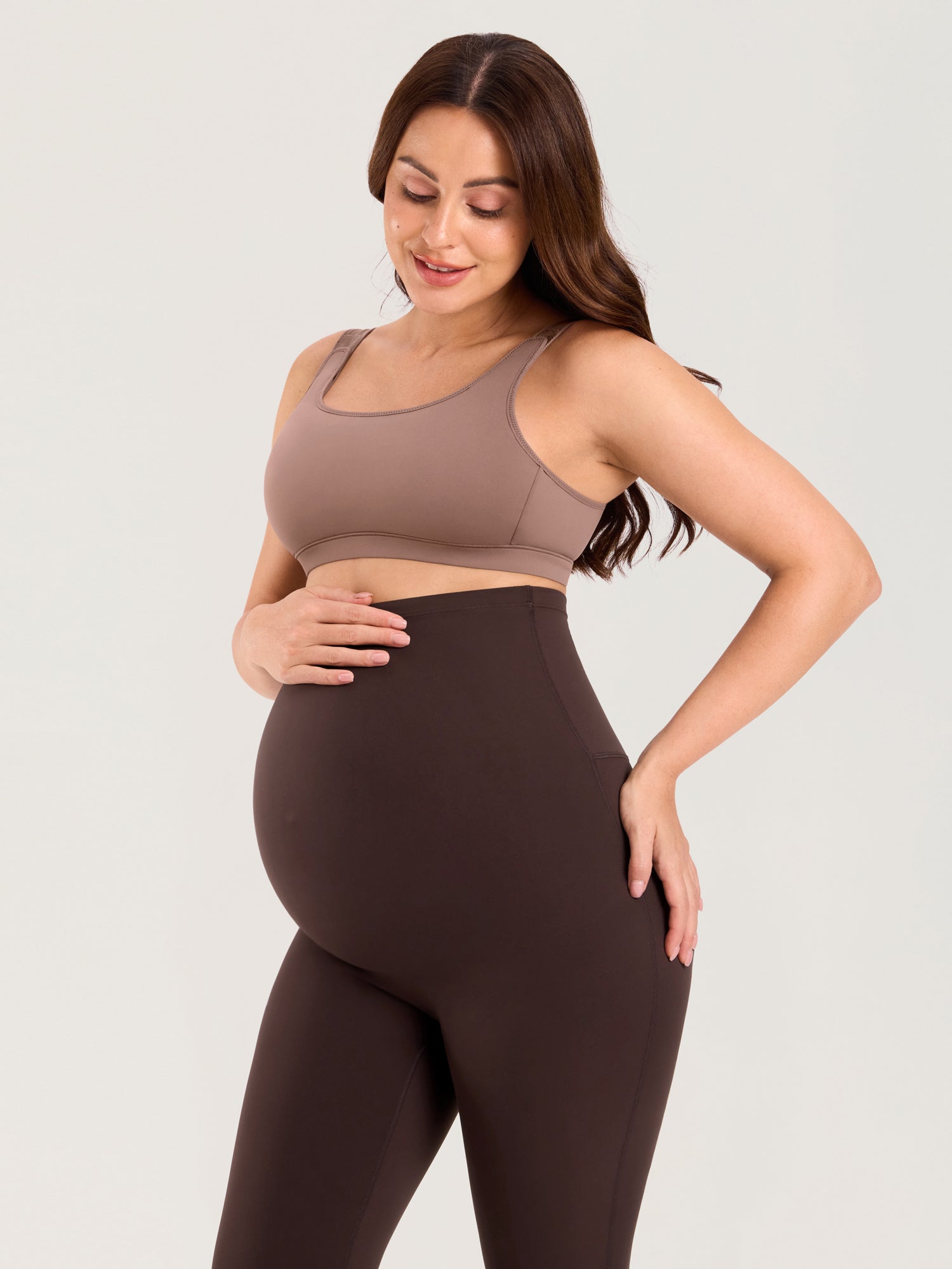 Zwangerschapslegging met naadloze voorkant – Natrelax® hoge taille, 64 cm