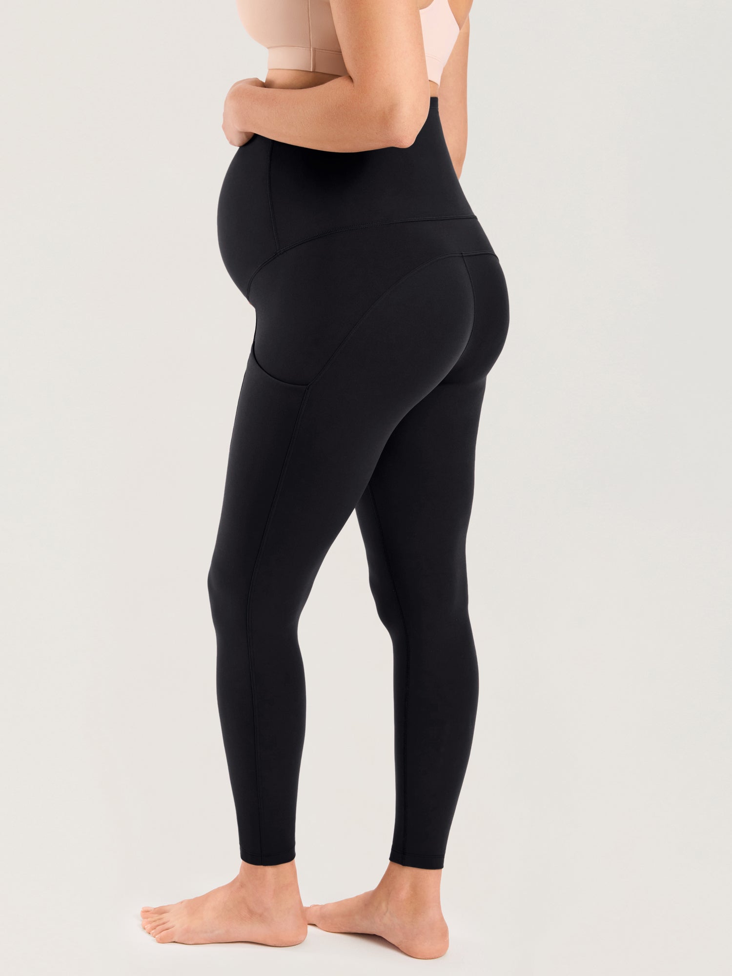 Zwangerschapslegging met zakken – Natrelax® legging met hoge taille, 64 cm