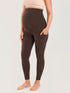 Zwangerschapslegging met zakken – Natrelax® legging met hoge taille, 64 cm – Kleibruin