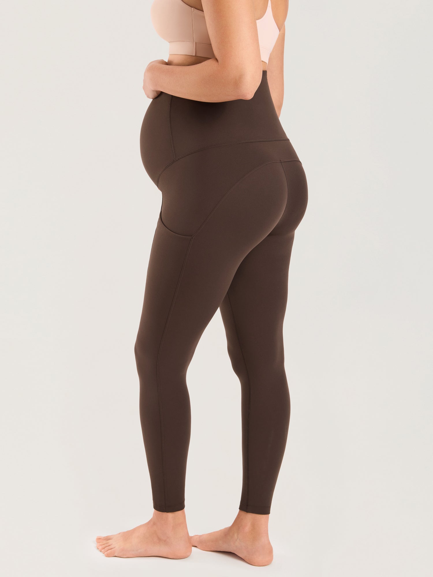 Zwangerschapslegging met zakken – Natrelax® legging met hoge taille, 64 cm