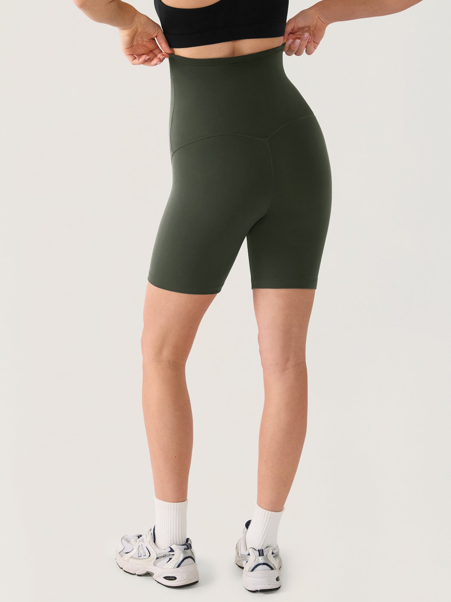 Zwangerschapsshort zonder voornaad – Natrelax® hoge taille, 15 cm