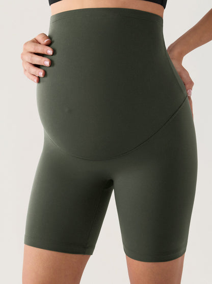 Zwangerschapsshort zonder voornaad – Natrelax® hoge taille, 15 cm