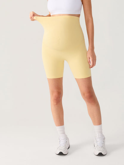Zwangerschapsshort zonder voornaad – Natrelax® hoge taille, 15 cm