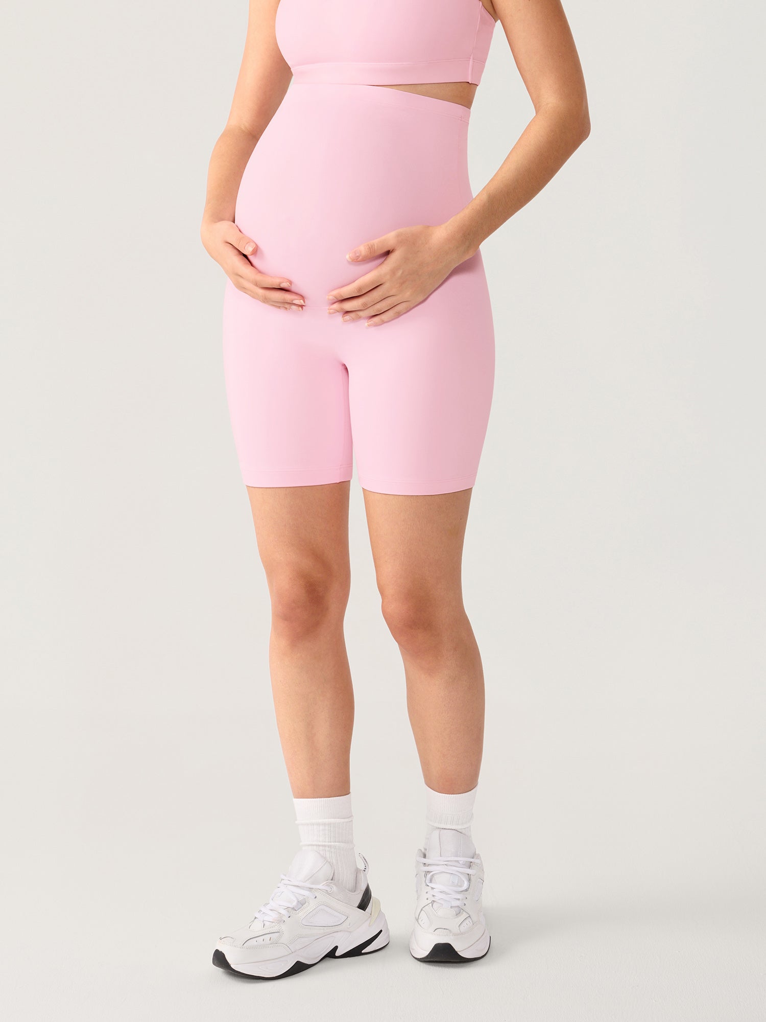 Zwangerschapsshort zonder voornaad – Natrelax® hoge taille, 15 cm