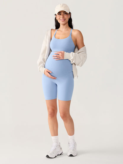 Zwangerschapsshort zonder voornaad – Natrelax® hoge taille, 15 cm