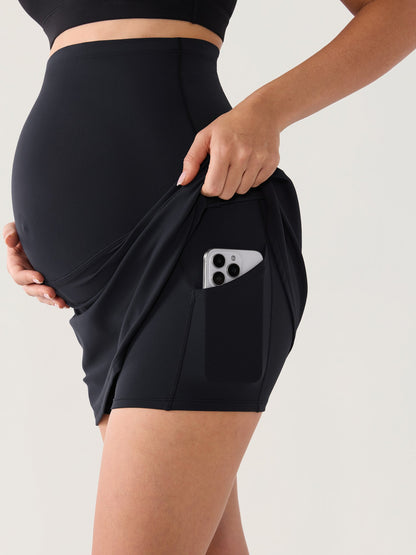 Zwangerschapsrok in A-lijn met ingebouwde short – Natrelax®