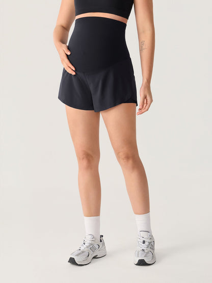 Zwangerschapsshort met zakken – Bloomove™ dolphin short dubbellaags