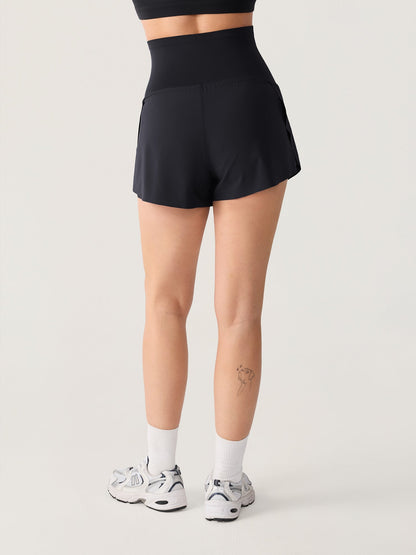 Zwangerschapsshort met zakken – Bloomove™ dolphin short dubbellaags
