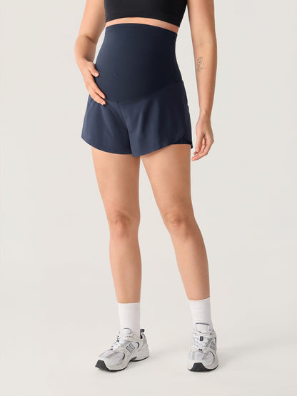 Zwangerschapsshort met zakken – Bloomove™ dolphin short dubbellaags