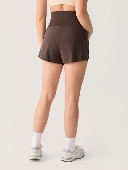 Zwangerschapsshort met zakken – Bloomove™ dolphin short dubbellaags