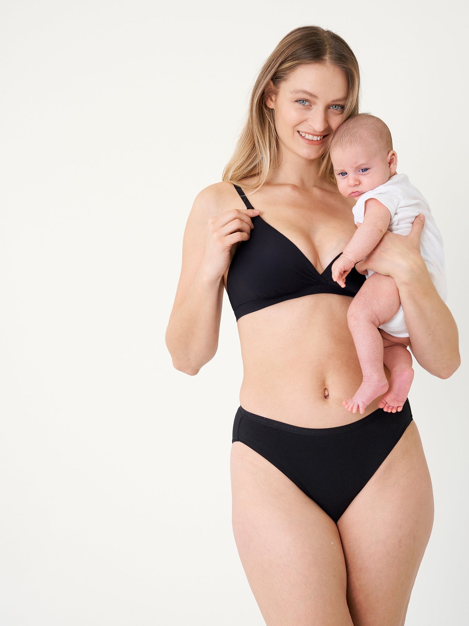 Voedingsbralette met overslag – Inbarely® voedingsbeha zonder beugel