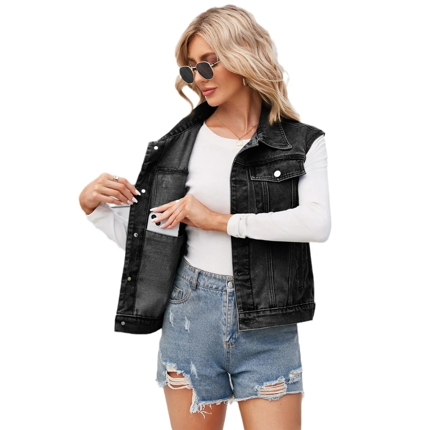 Denim Vest Tanktop