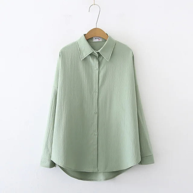 Onora™ Lichtgewicht must-have 100% Katoenen Mousseline Blouse