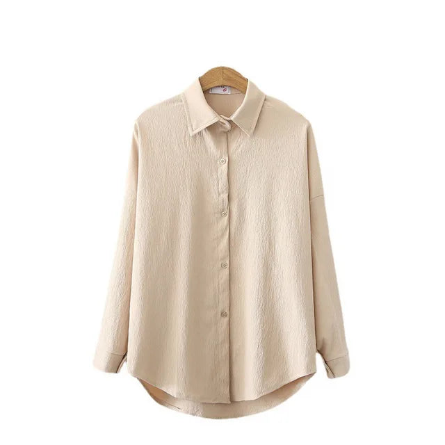 Onora™ Lichtgewicht must-have 100% Katoenen Mousseline Blouse