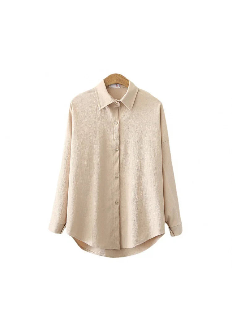 Onora™ Lichtgewicht must-have 100% Katoenen Mousseline Blouse