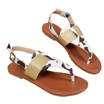 Casual slingback strandsandalen