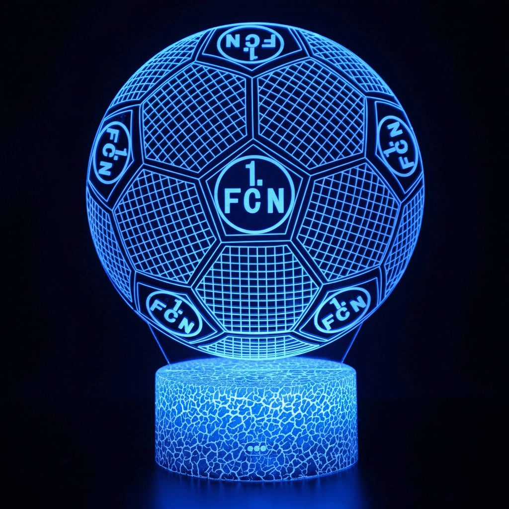Voetbal 3D Illusie LED-Lamp - Nachtlampje - Cadeau