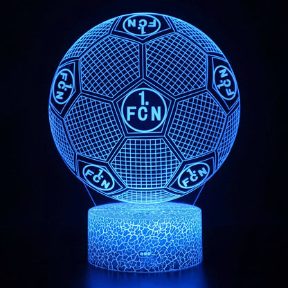 Voetbal 3D Illusie LED-Lamp - Nachtlampje - Cadeau