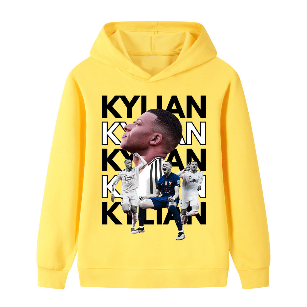 Kylian Mbappé Voetbal Hoodie Kinderen - Zacht