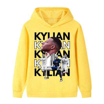 Kylian Mbappé Voetbal Hoodie Kinderen - Zacht