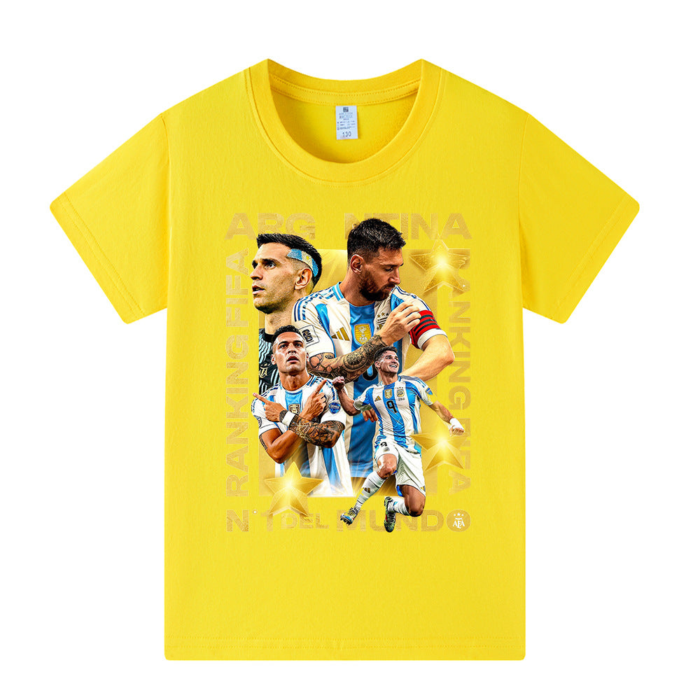 Lionel Messi Voetbal T-shirt Kinderen - Cool Design