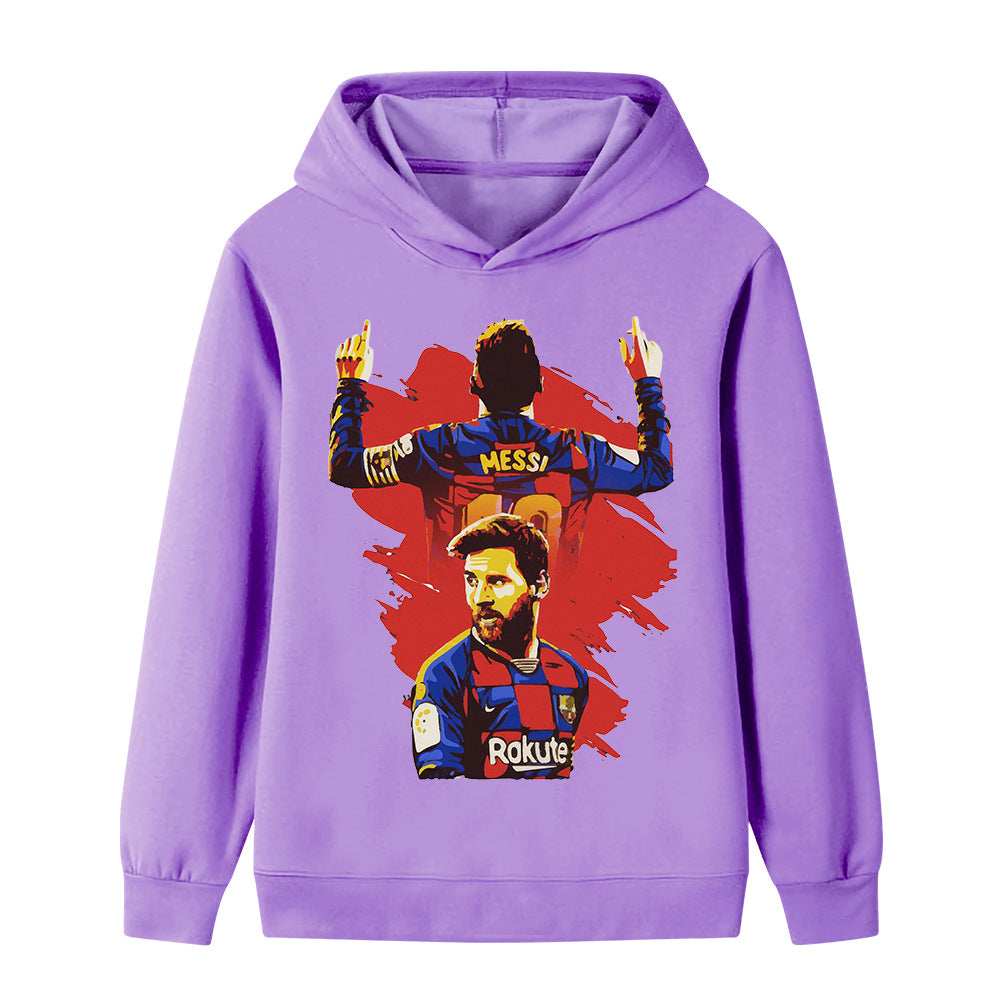 Lionel Messi Voetbal Hoodie Kinderen - Barcelona
