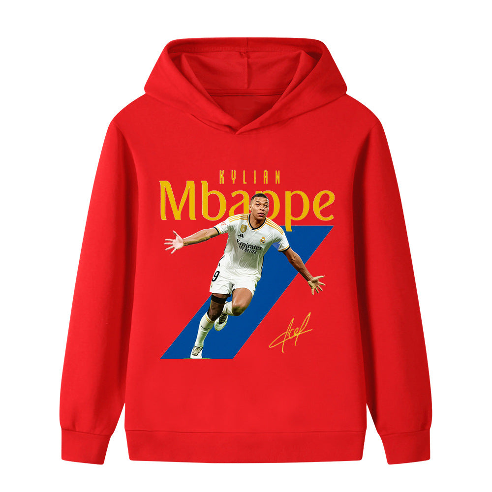 Mbappé Voetbal Hoodie Kinderen - Sportief