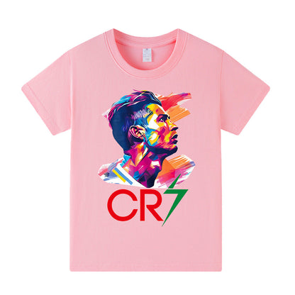 Cristiano Ronaldo Voetbal T-shirt Kinderen - Comfortabel
