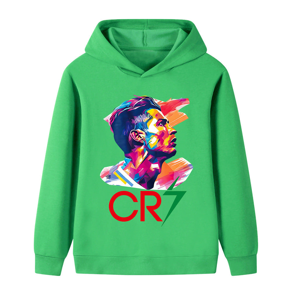 Cristiano Ronaldo Voetbal Hoodie Kinderen - Zacht