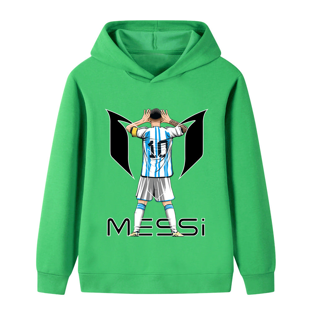 Lionel Messi Voetbal Hoodie Kinderen - Cool Design