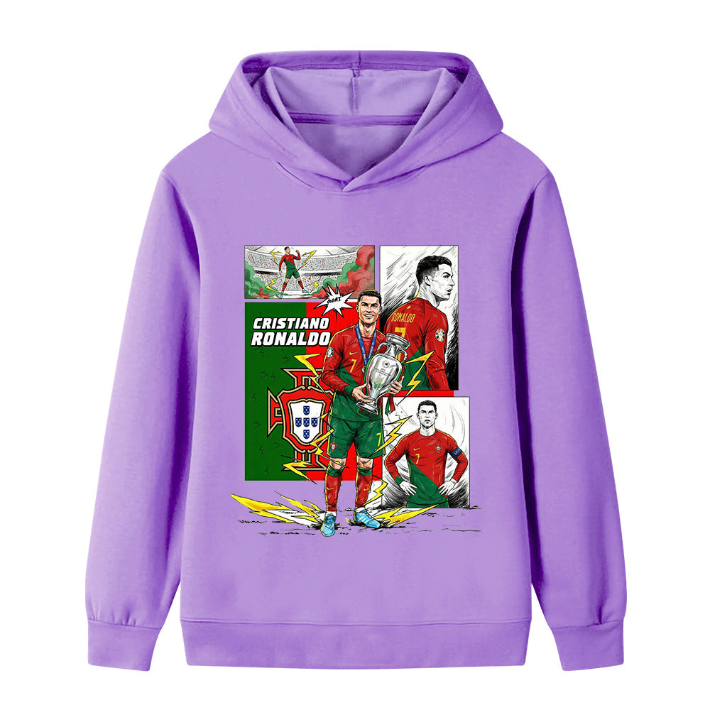 Cristiano Ronaldo Voetbal Hoodie Kinderen - Portugal - Sportief