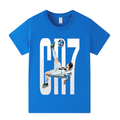 Ronaldo Voetbal T-shirt Kinderen - Licht
