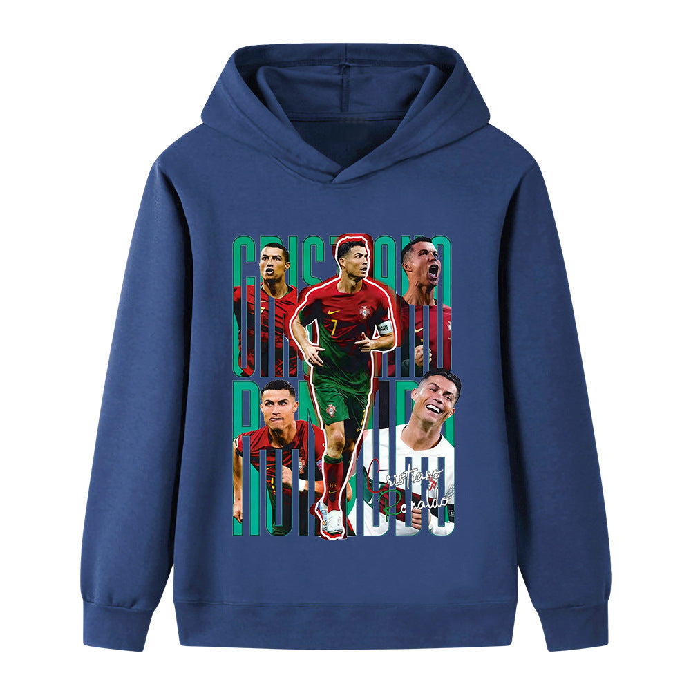 Ronaldo Voetbal Hoodie Kinderen - Portugal - Zacht