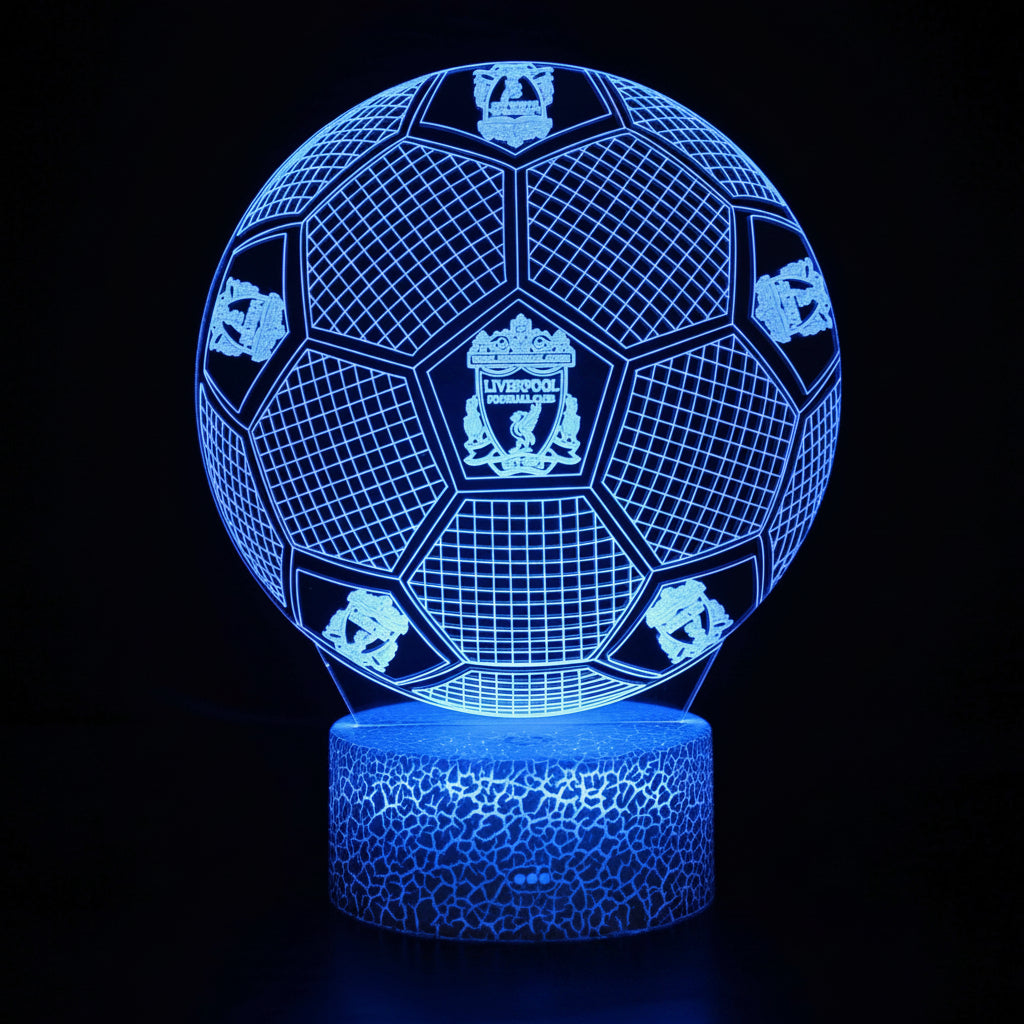 Voetbal 3D Illusie LED-Lamp - Nachtlampje - Cadeau