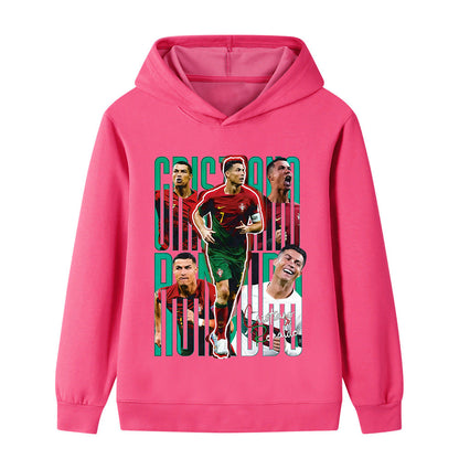 Ronaldo Voetbal Hoodie Kinderen - Portugal - Zacht