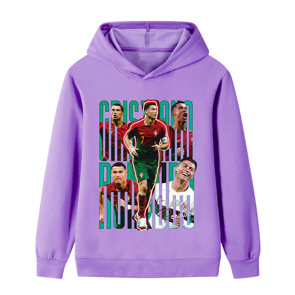 Ronaldo Voetbal Hoodie Kinderen - Portugal - Zacht