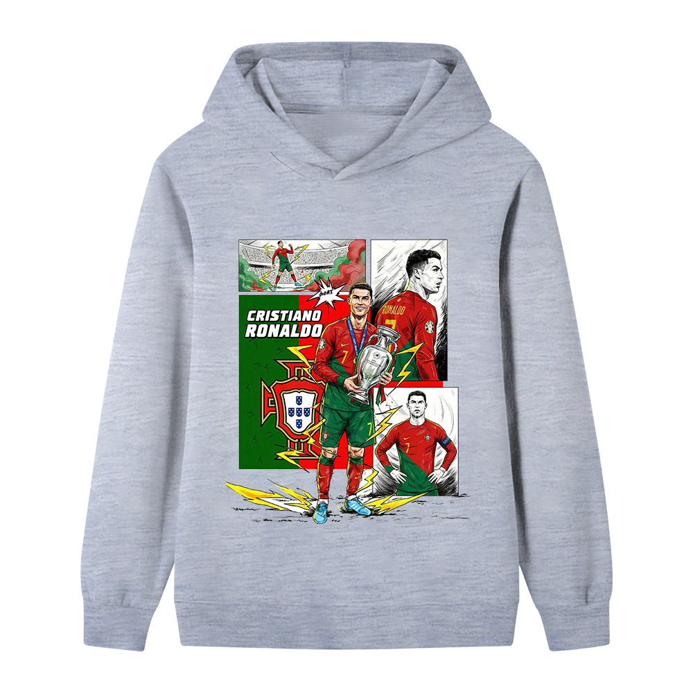Cristiano Ronaldo Voetbal Hoodie Kinderen - Portugal - Sportief