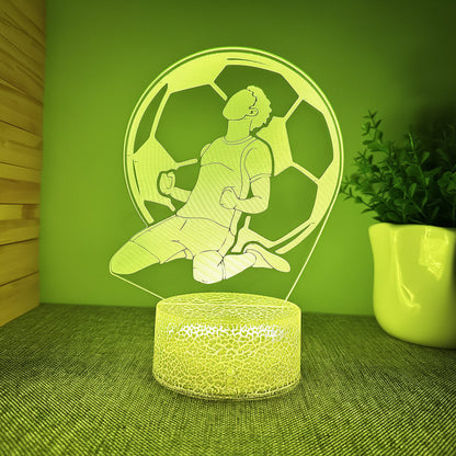 Voetbal 3D Illusie LED-Lamp - Nachtlampje - Nachtlampje