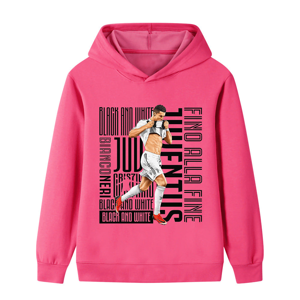 Ronaldo Voetbal Hoodie Kinderen - Juventus - Zacht