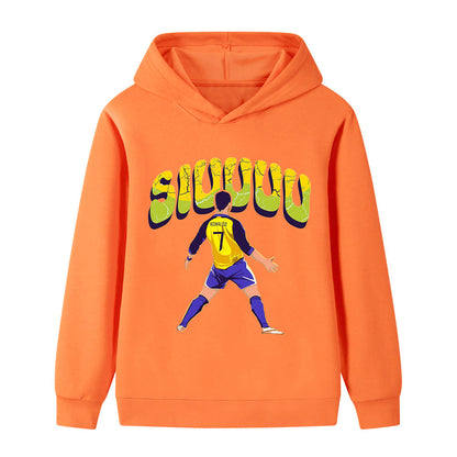 Cristiano Ronaldo Voetbal Hoodie Kinderen - Cool Design