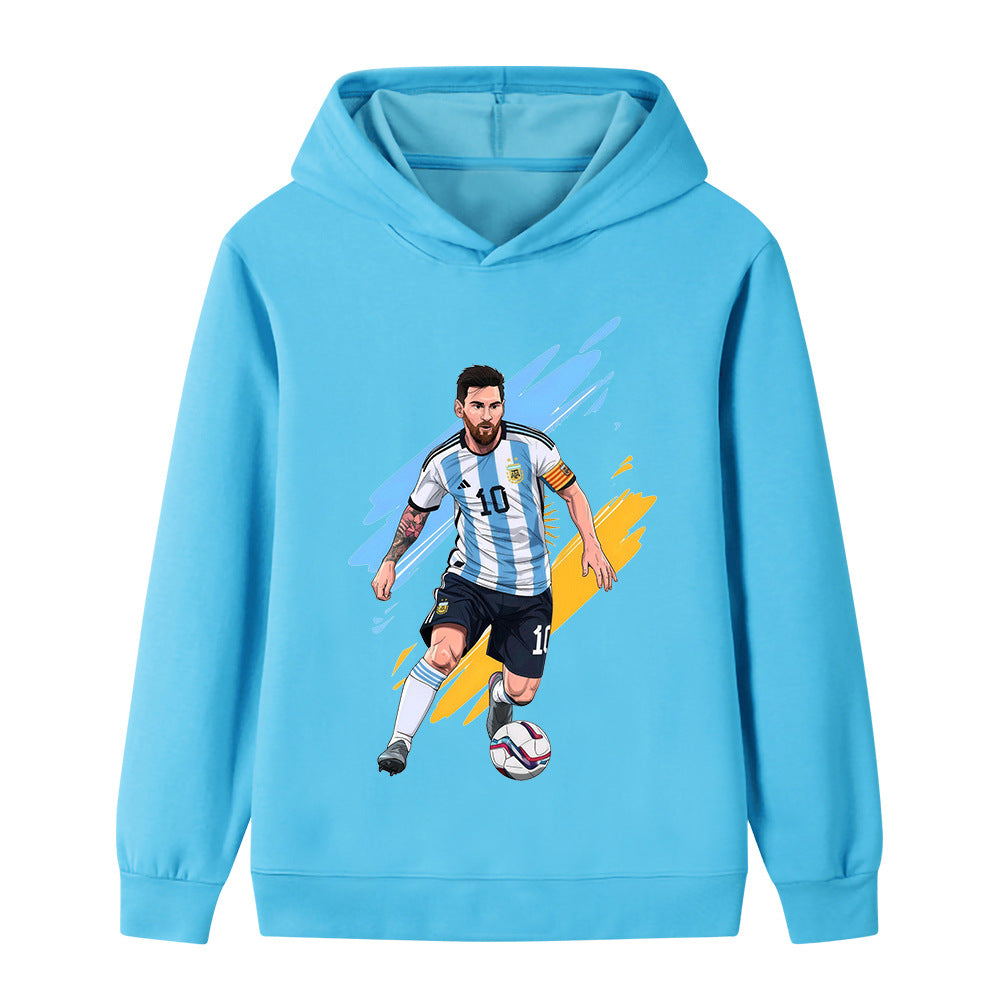 Lionel Messi Voetbal Hoodie Kinderen - Zacht