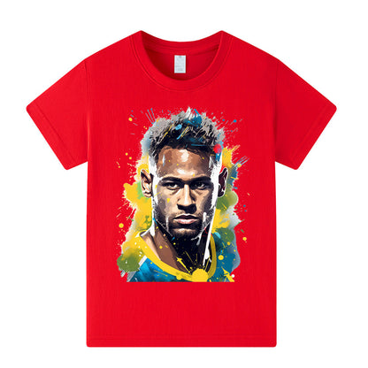 Neymar Voetbal T-shirt Kinderen