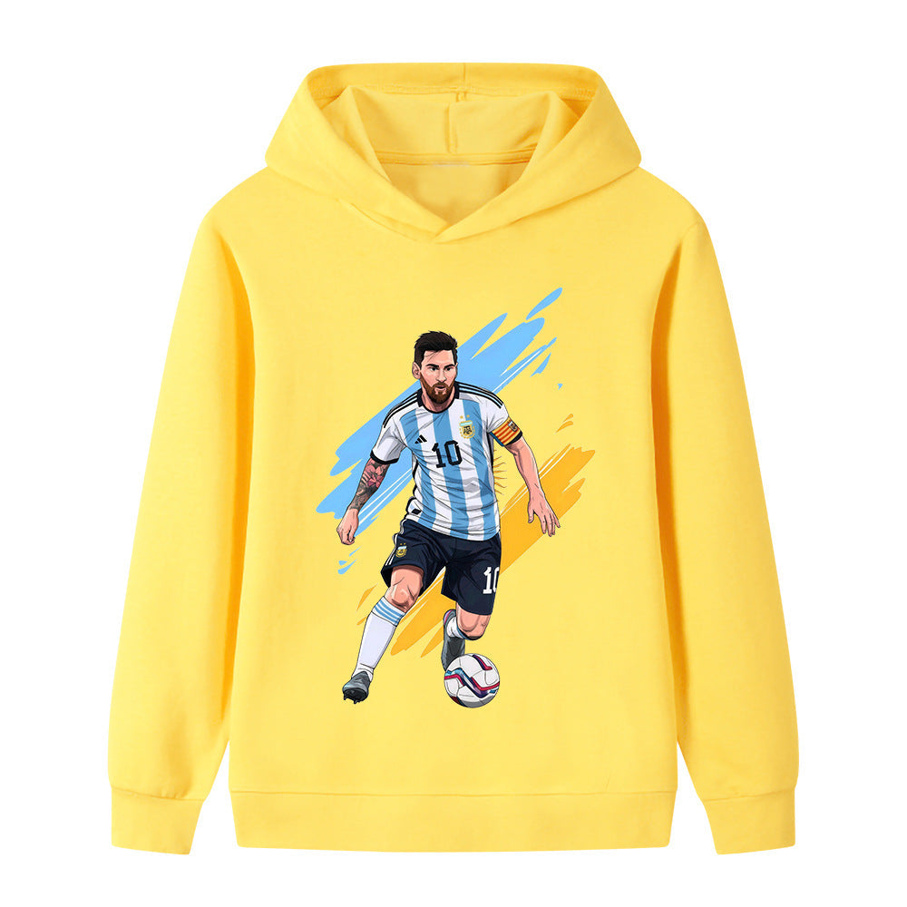 Lionel Messi Voetbal Hoodie Kinderen - Zacht
