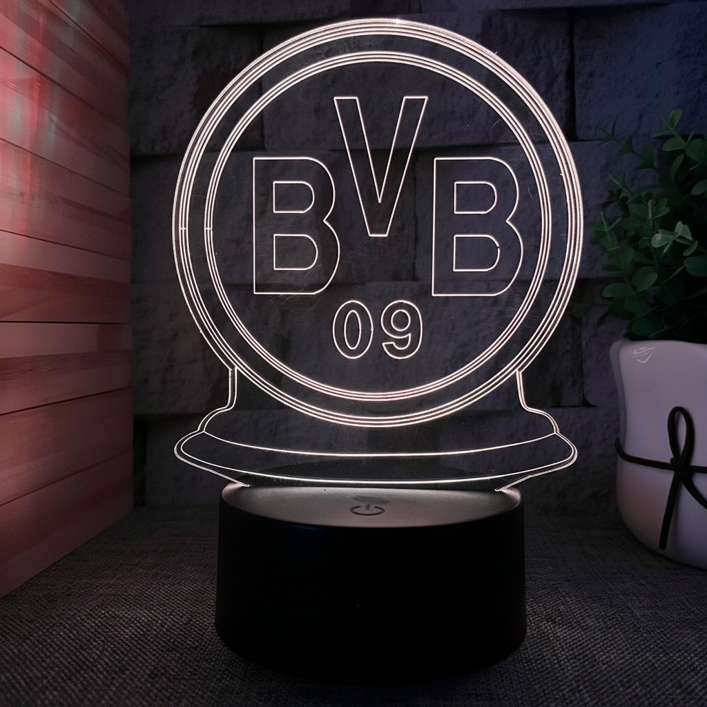 Voetbal 3D Illusie LED-Lamp - Nachtlampje - Cadeau Sfeerlicht