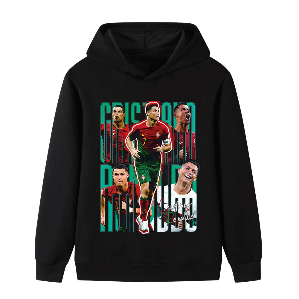 Ronaldo Voetbal Hoodie Kinderen - Portugal - Zacht