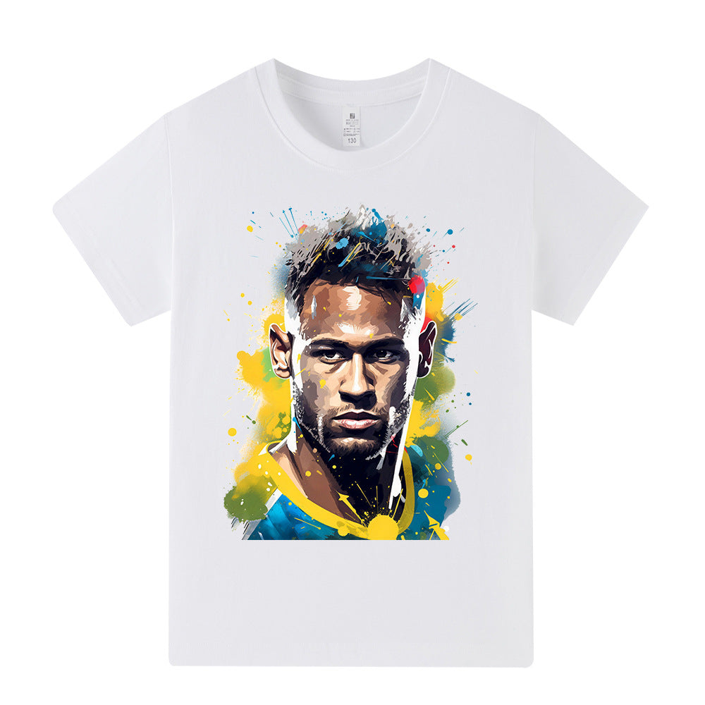 Neymar Voetbal T-shirt Kinderen
