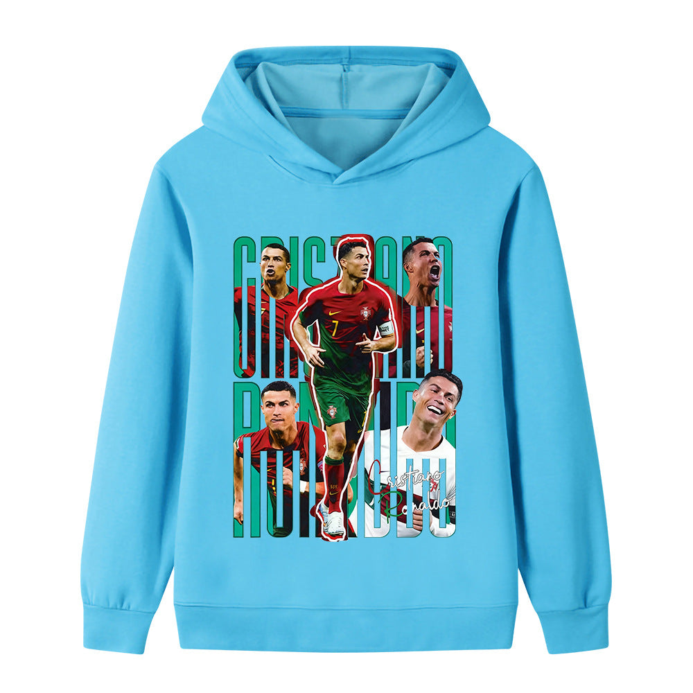 Ronaldo Voetbal Hoodie Kinderen - Portugal - Zacht