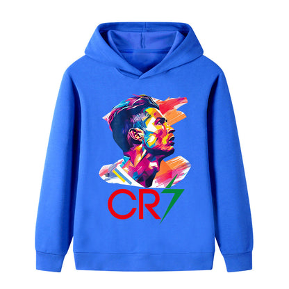 Cristiano Ronaldo Voetbal Hoodie Kinderen - Zacht
