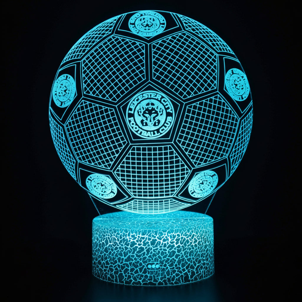 Voetbal 3D Illusie LED-Lamp - Nachtlampje - Cadeau